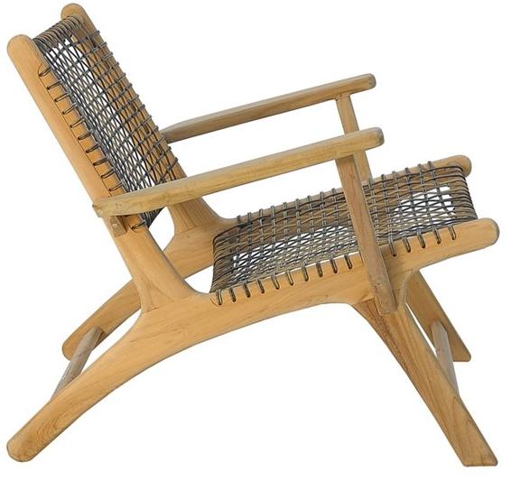 cbdesign Садовое кресло из тика и синтетики Vienna Tj 342b - Вид №6