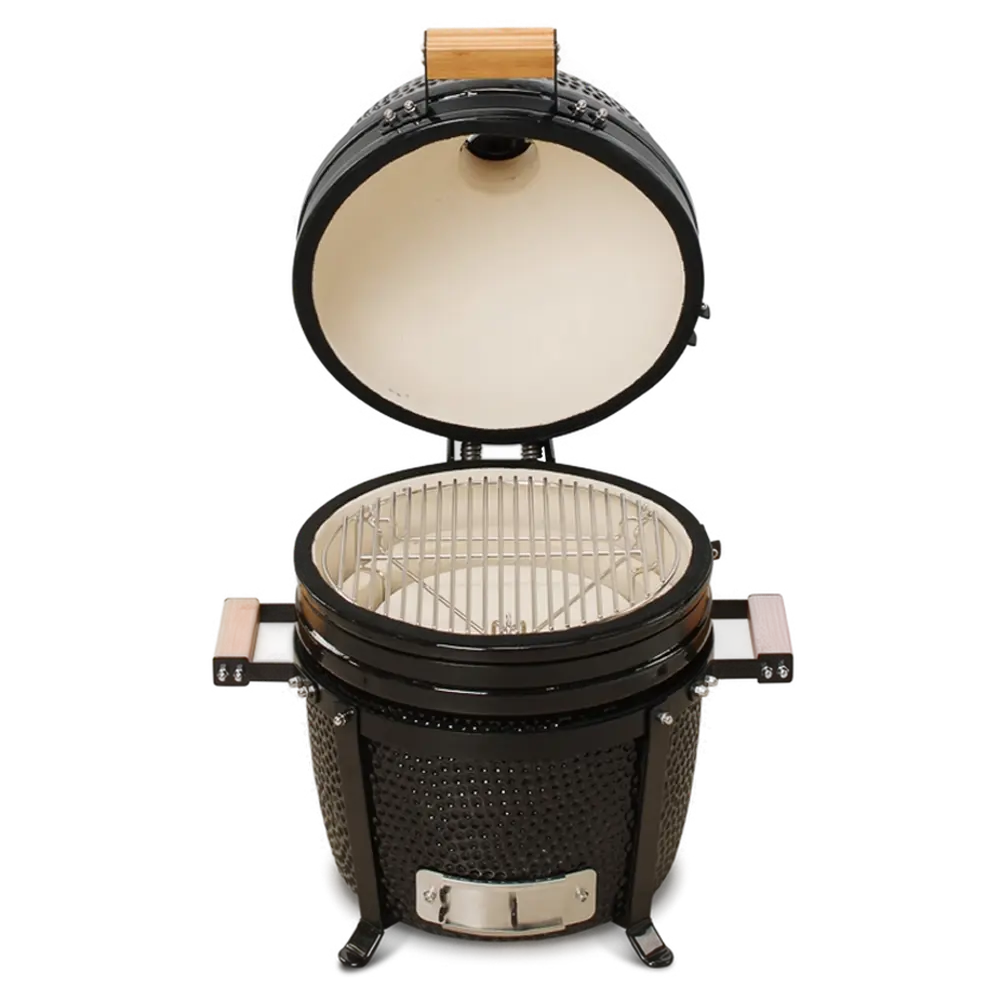 Гриль Kamado Bono Minimo 15" ø40 h64 см керамика черный STLM-2152691 - Вид №1