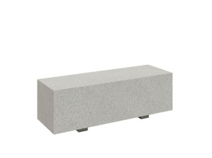 Бетонная скамья без спинки