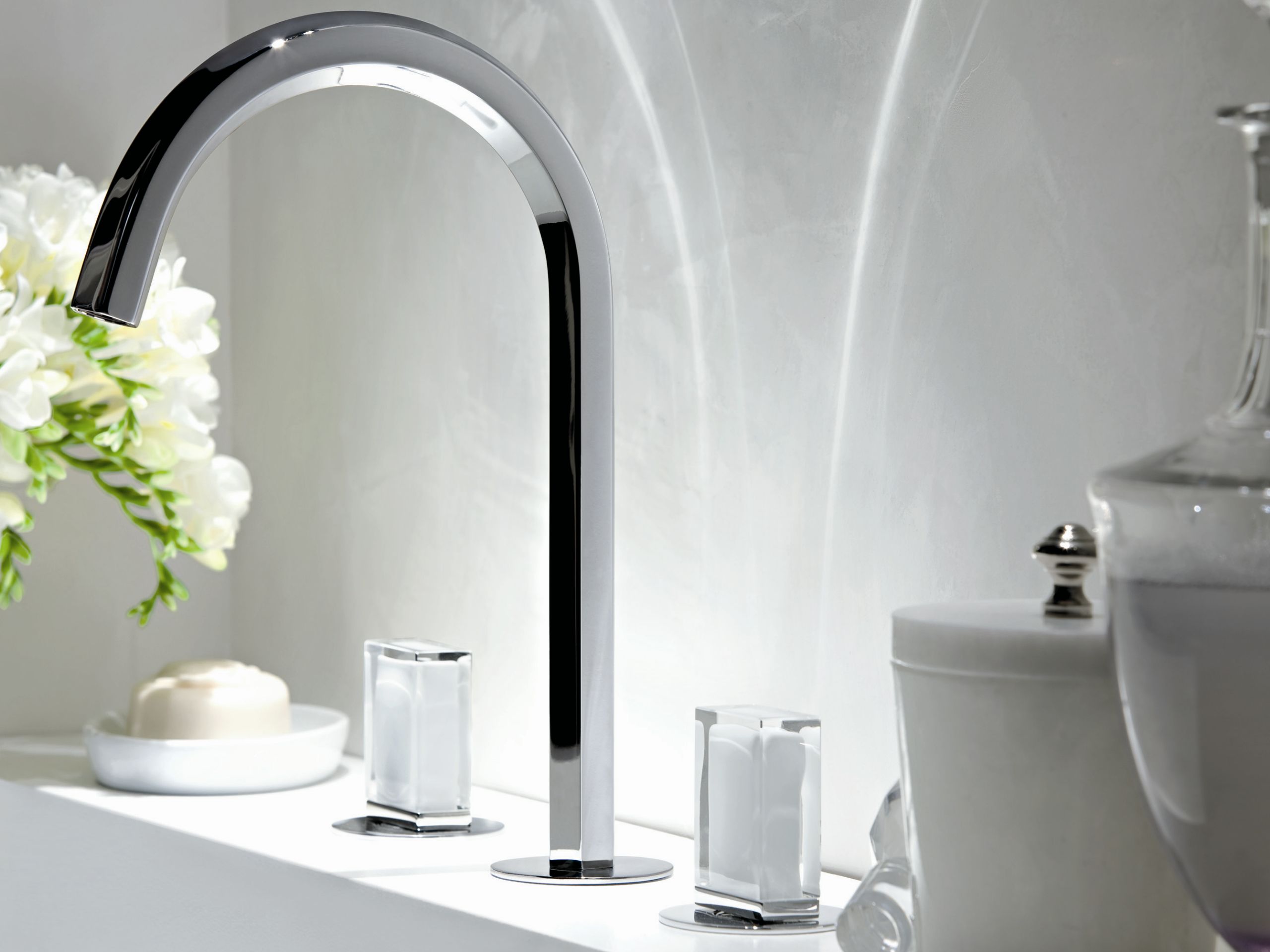 Смеситель для раковины с 3 отверстиями Fantini Rubinetti Венеция ARCH-00036763 - Вид №1