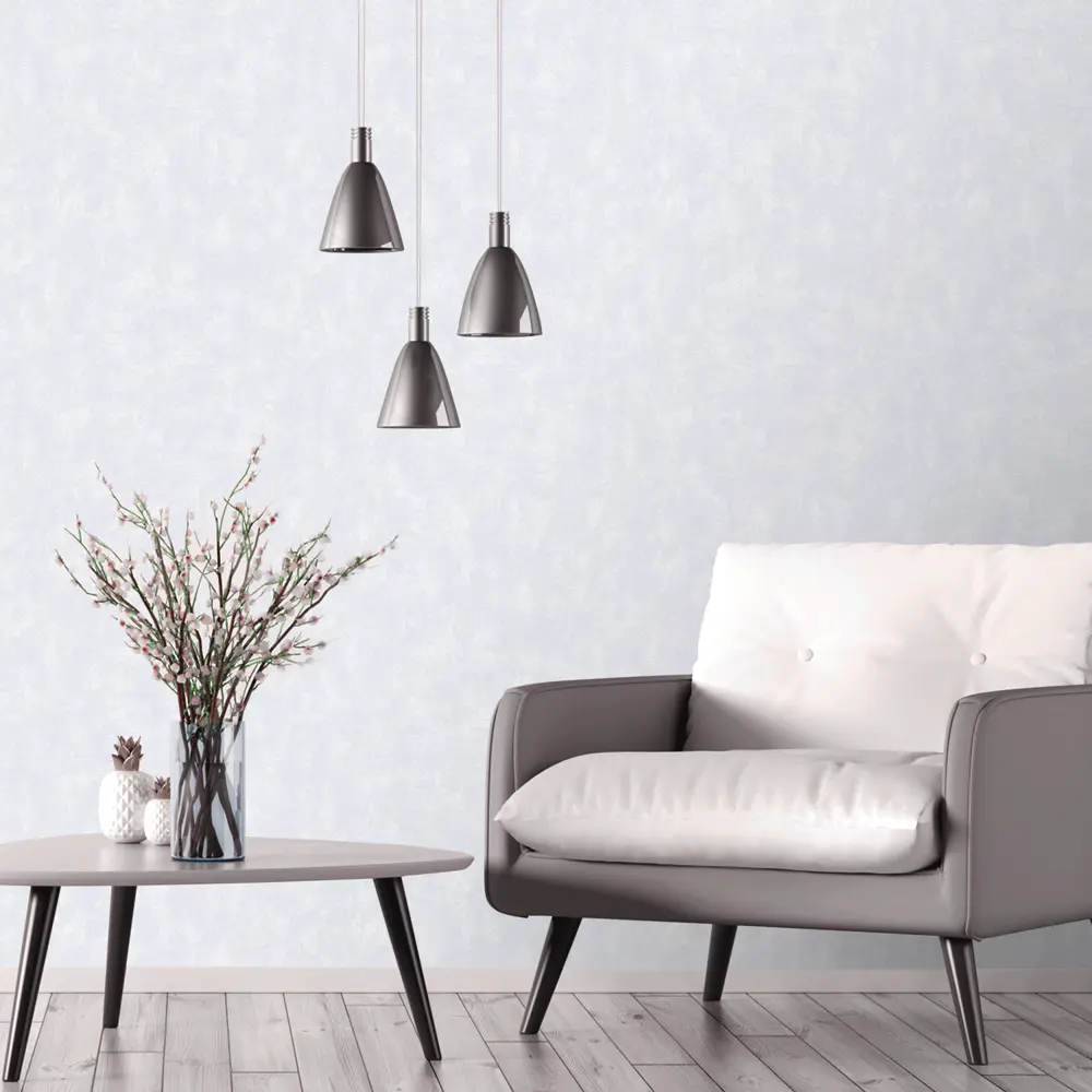 Обои флизелиновые Erismann Melody серые 1.06 м 3538-80 STLM-2200199 - Вид №3