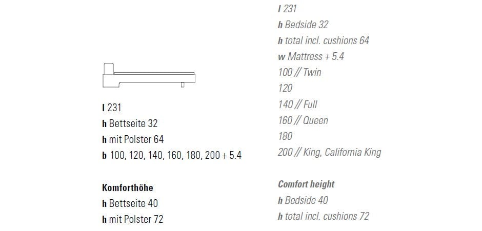 Двуспальная кровать с мягким изголовьем ZEITRAUM DOZE ARCH-00106564 - Вид №4