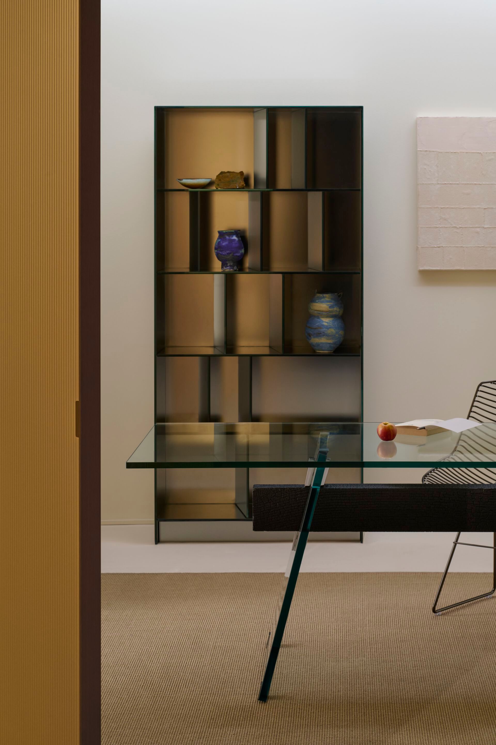 Деревянный и стеклянный стол Glas Italia COMPRESSION ARCH-00135666 - Вид №5