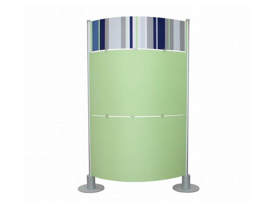 Отдельно стоящая офисная перегородка из алюминия и ПВХ Slalom СИСТЕМА ПЕРЕГОРОДОК ARCH-00037362 - Вид №11