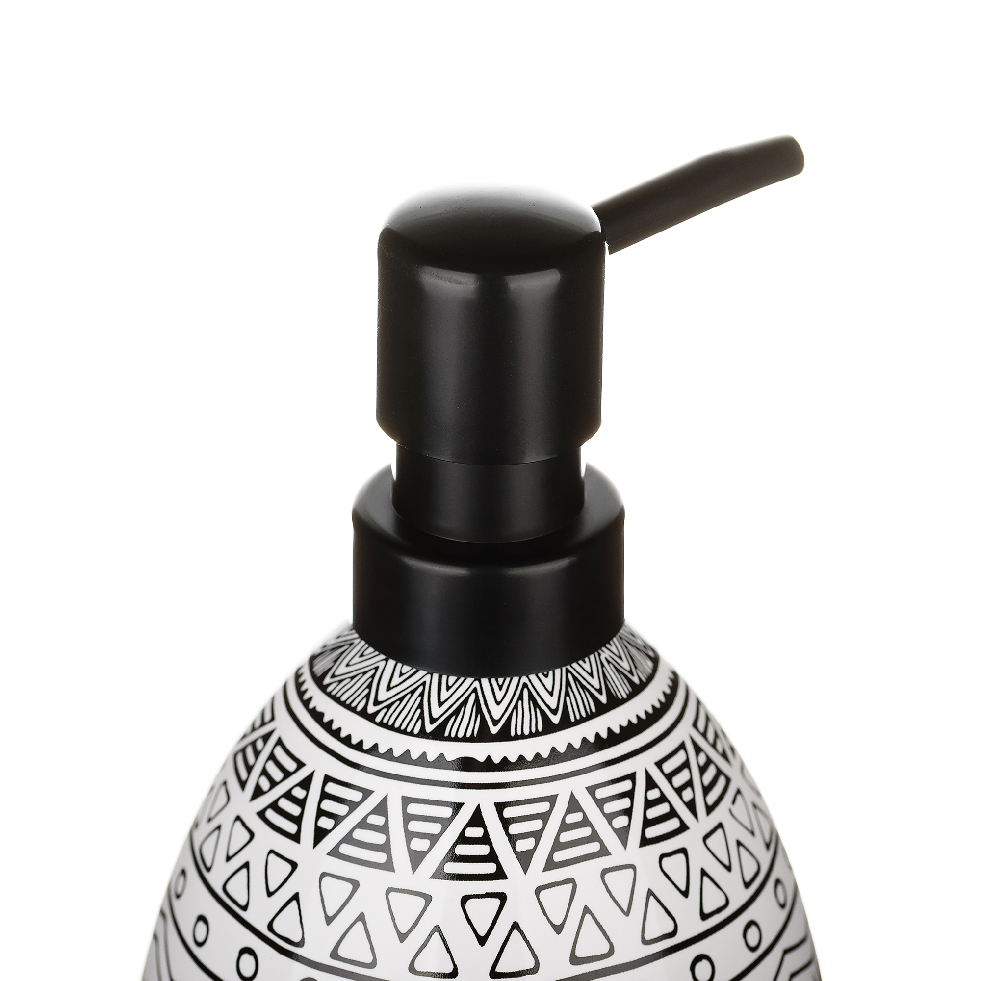 83425111 Дозатор для жидкого мыла цвет белый чёрный Nomads STLM-0041238 MOROSHKA  - Вид №3