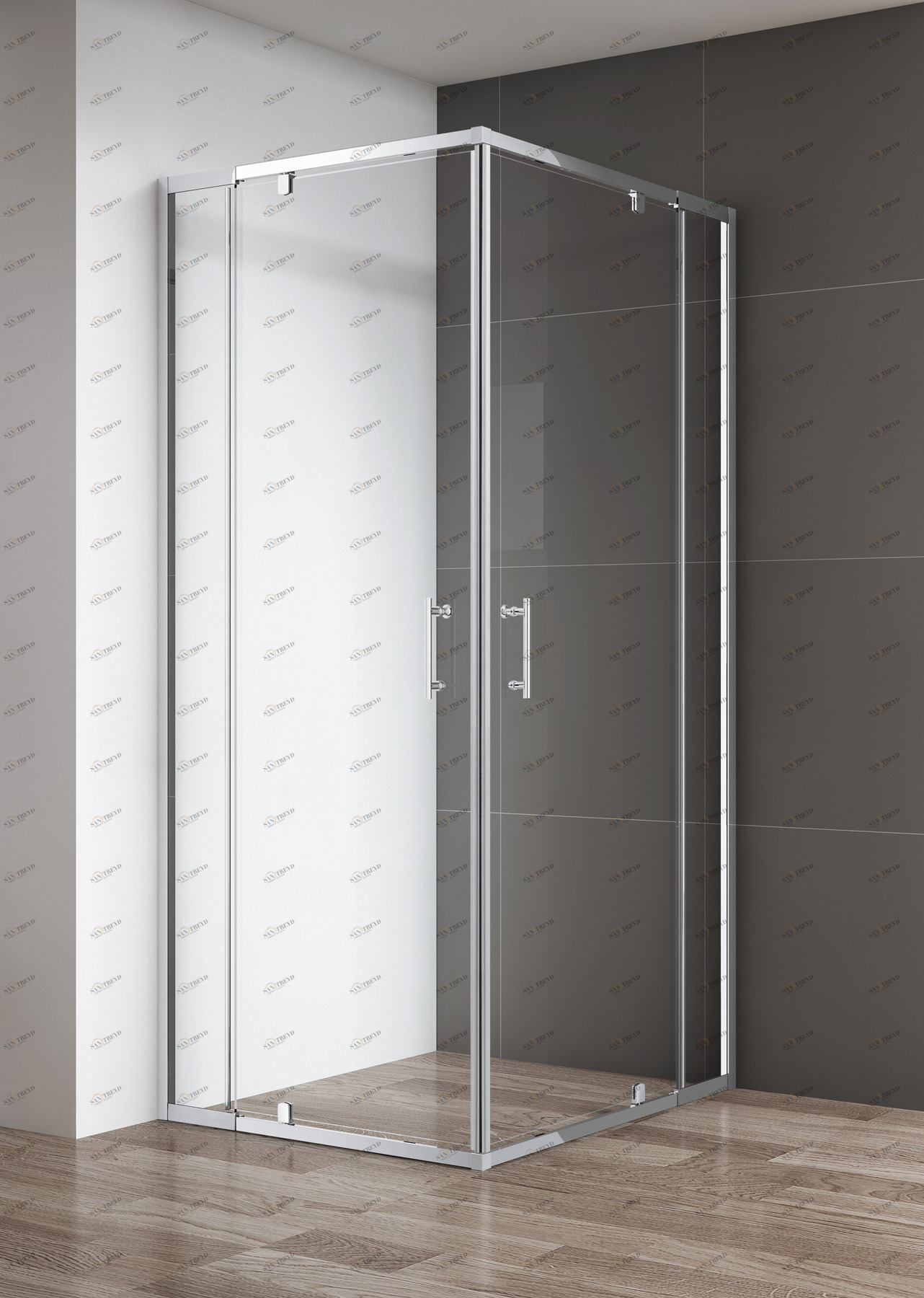 Душевой уголок CEZARES VARIANTE-A/AH-2-90/100-C-Cr 