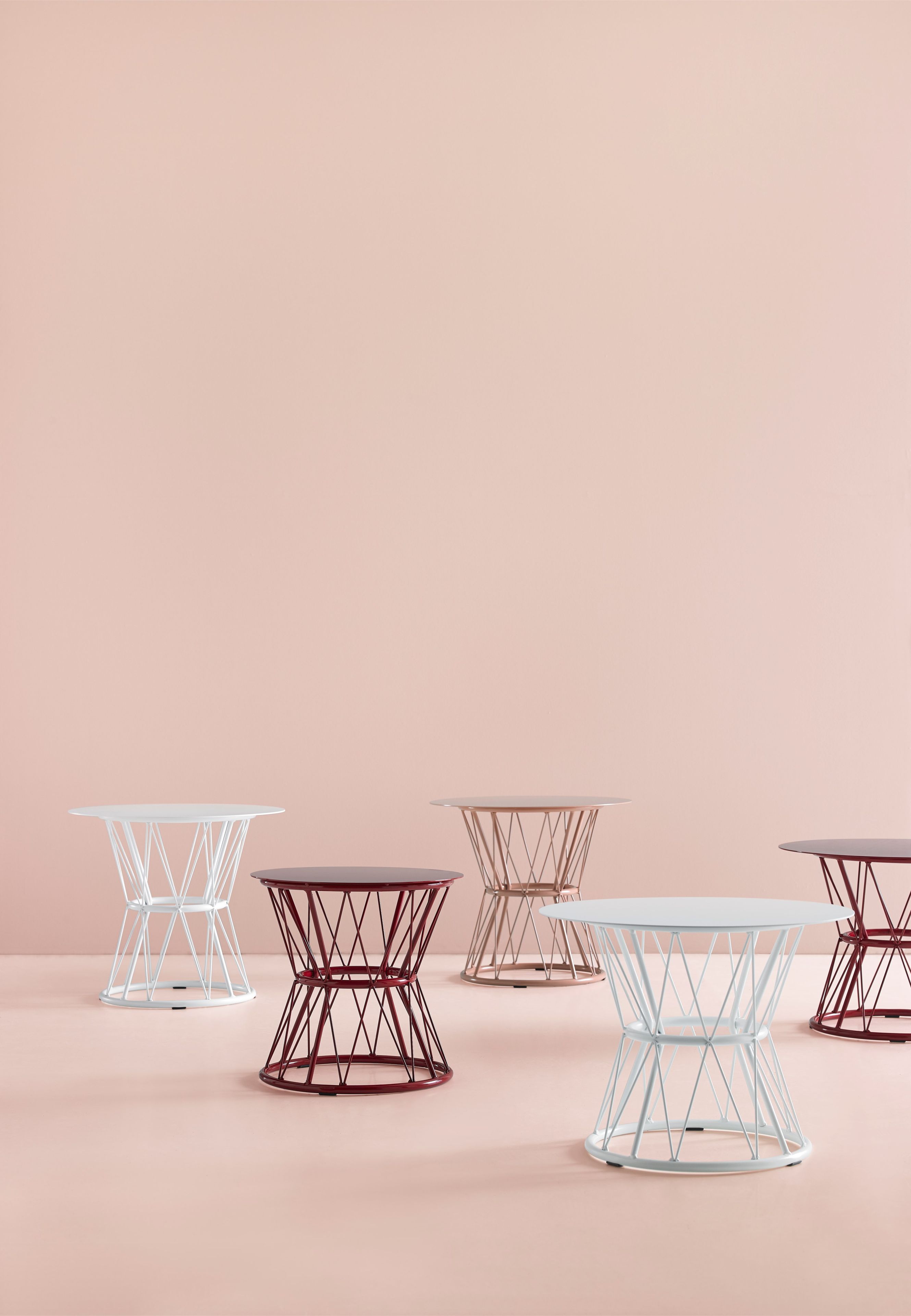 Круглый металлический журнальный столик Mobboli Atenea ARCH-00007730 - Вид №2