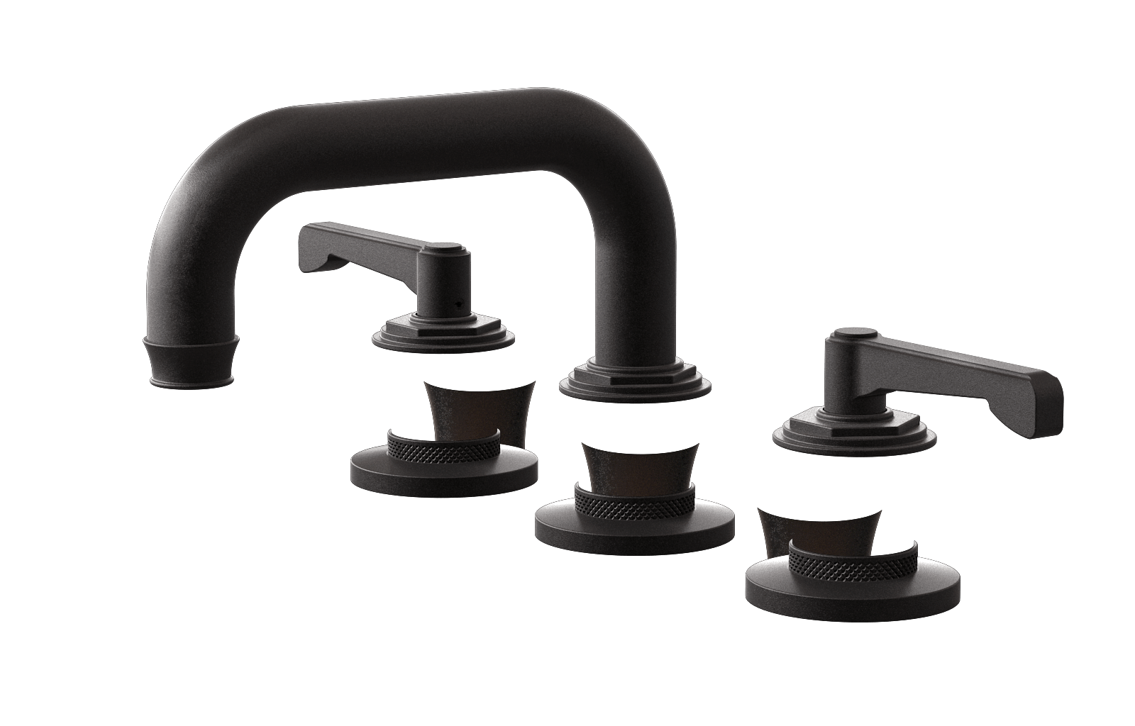 E-11610-R3OB-LM60B-BK Смеситель для умывальника на 3 отвертия GRAFF Vignola