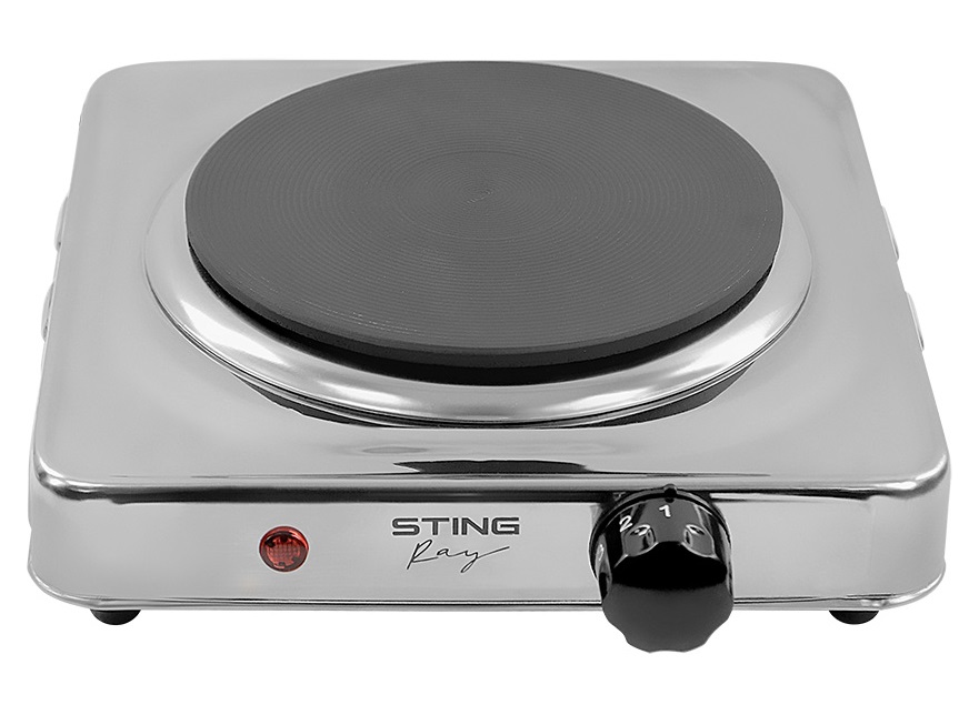 9096588 Плита компактная электрическая STINGRAY ST-HP3518B серебристый STDN-0126060 - Вид №1