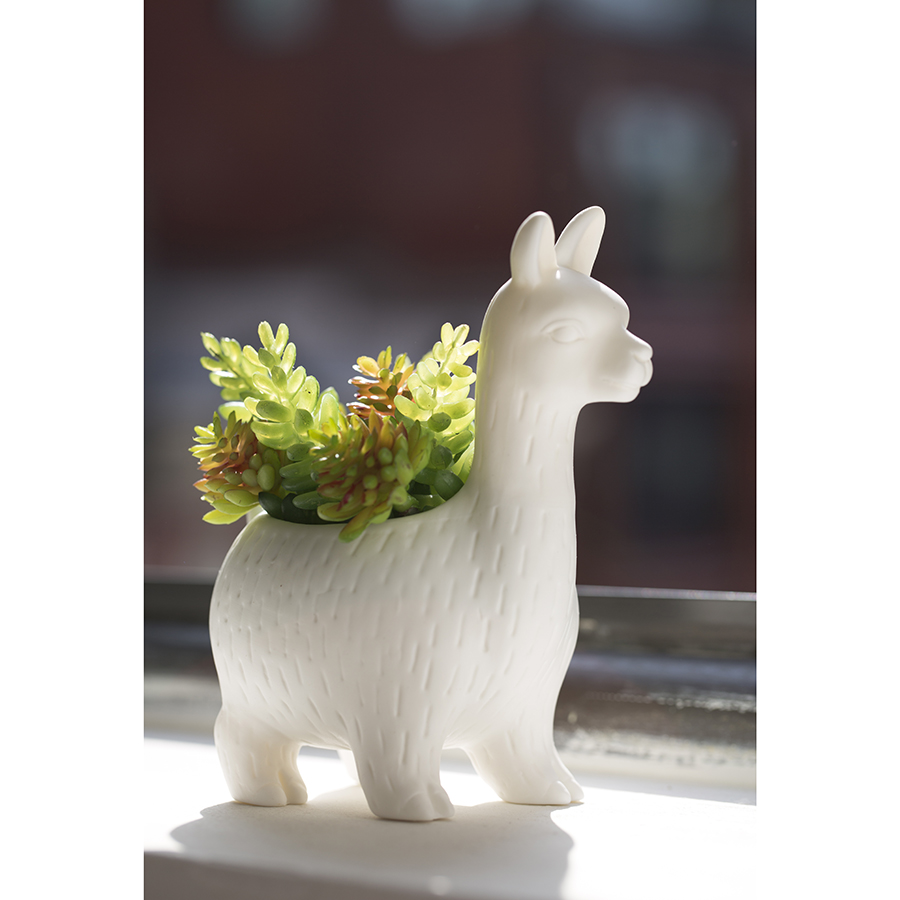 PL08 Кашпо lloyd the llama Kikkerland  - Вид №1