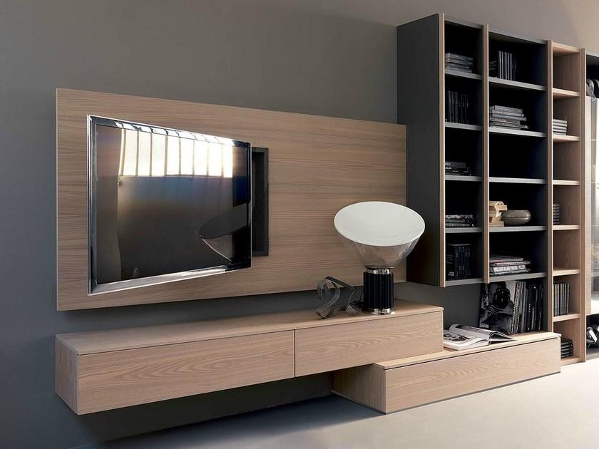 Fimar Отдельностоящий книжный шкаф с подставкой под телевизор Edis system sun-id-1358078 - Вид №2