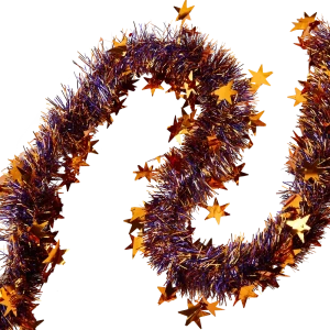 Мишура Созвездие 200 см цвет фиолетовый