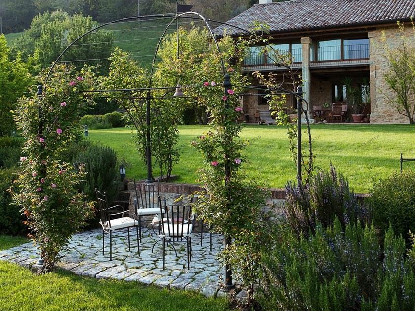 Aldo Bernardi Латунная беседка с подсветкой  Sha3 