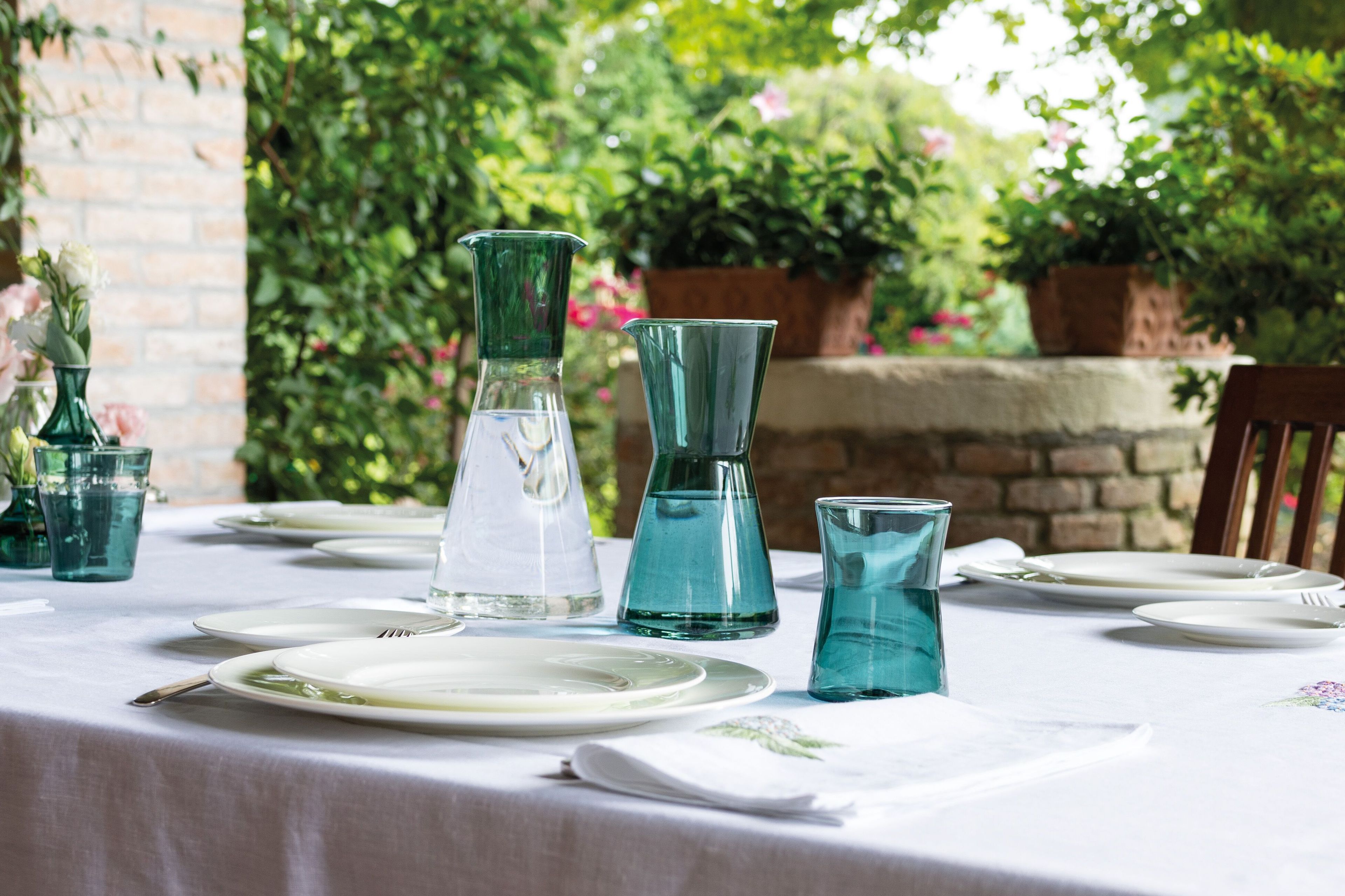 Двухцветный графин из боросиликатного стекла Zafferano Classy ARCH-00012263 - Вид №6