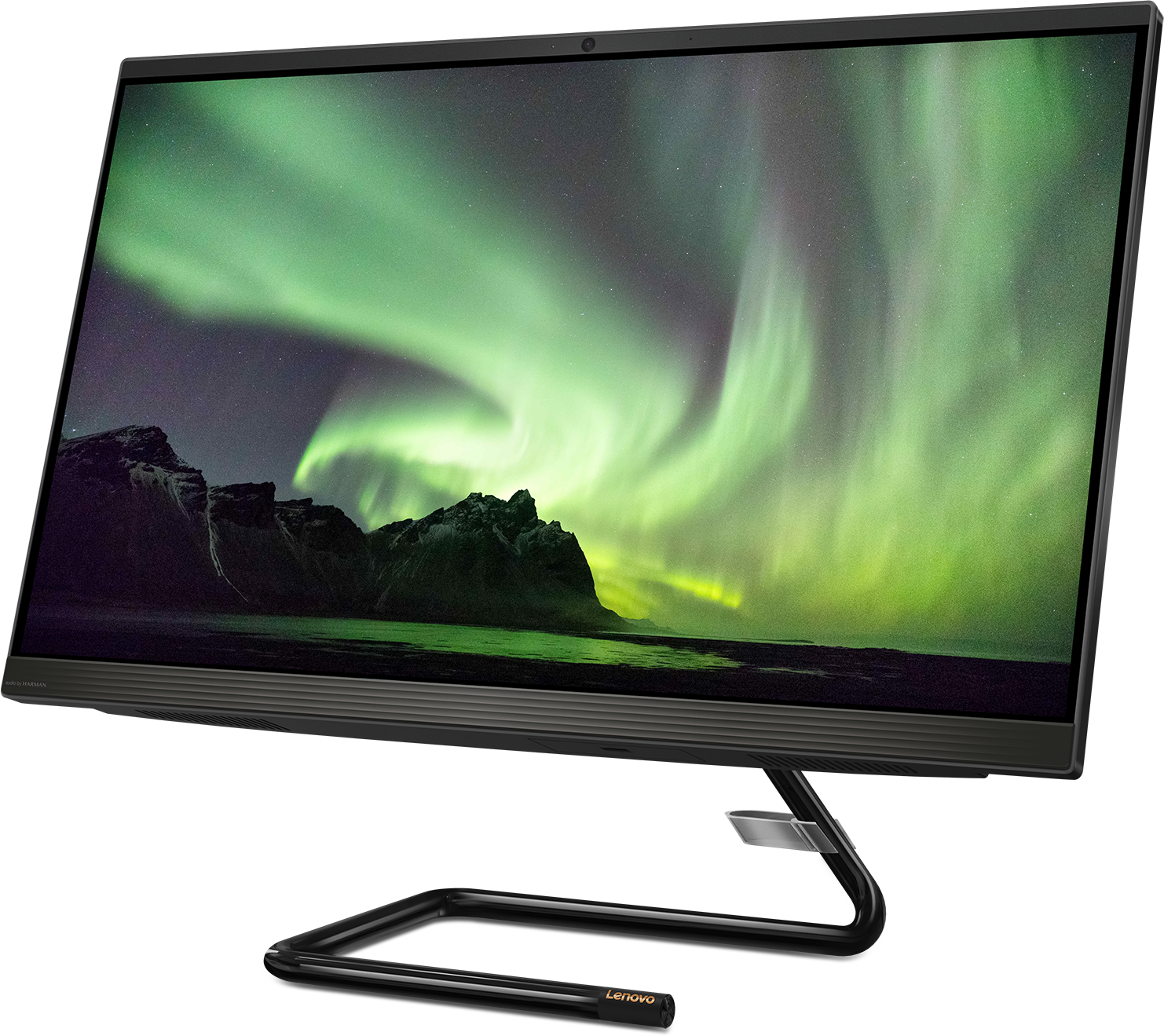 F0EY009VRK ideacentre aio aio 3 27imb05 27"(1920x1080)/intel core i7 10700t(2ghz)/16384mb/1000+512ssdgb/dvdrw/ext:amd radeon r625(2048mb)/bt/wifi/war 1y/9kg/black/w10 + клавиатура, мышь Lenovo Santreyd  - Вид №4