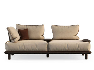 2-местный тканевый садовый диван