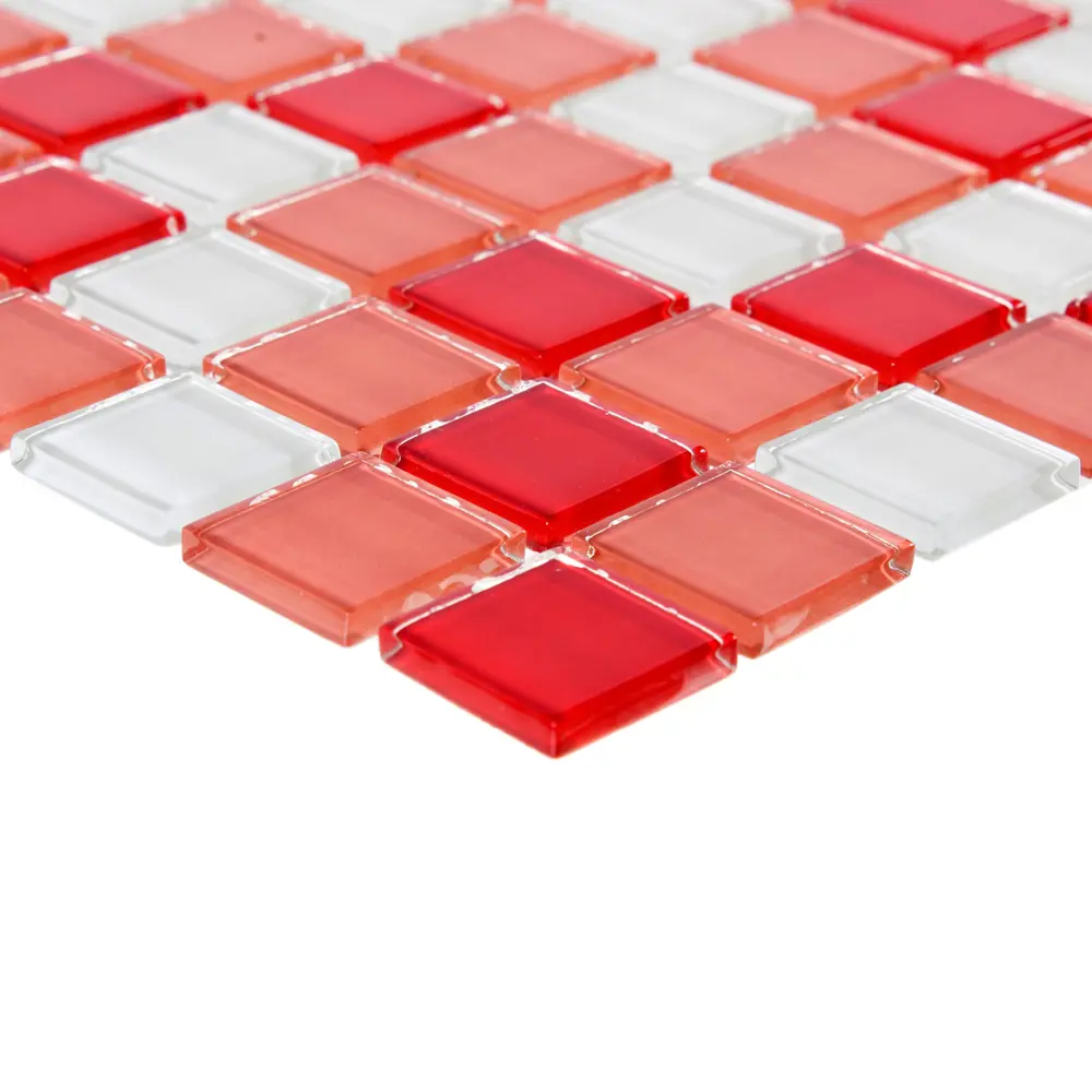 Мозаика Artens 30х30 см стекло цвет красный STLM-2071236 - Вид №2