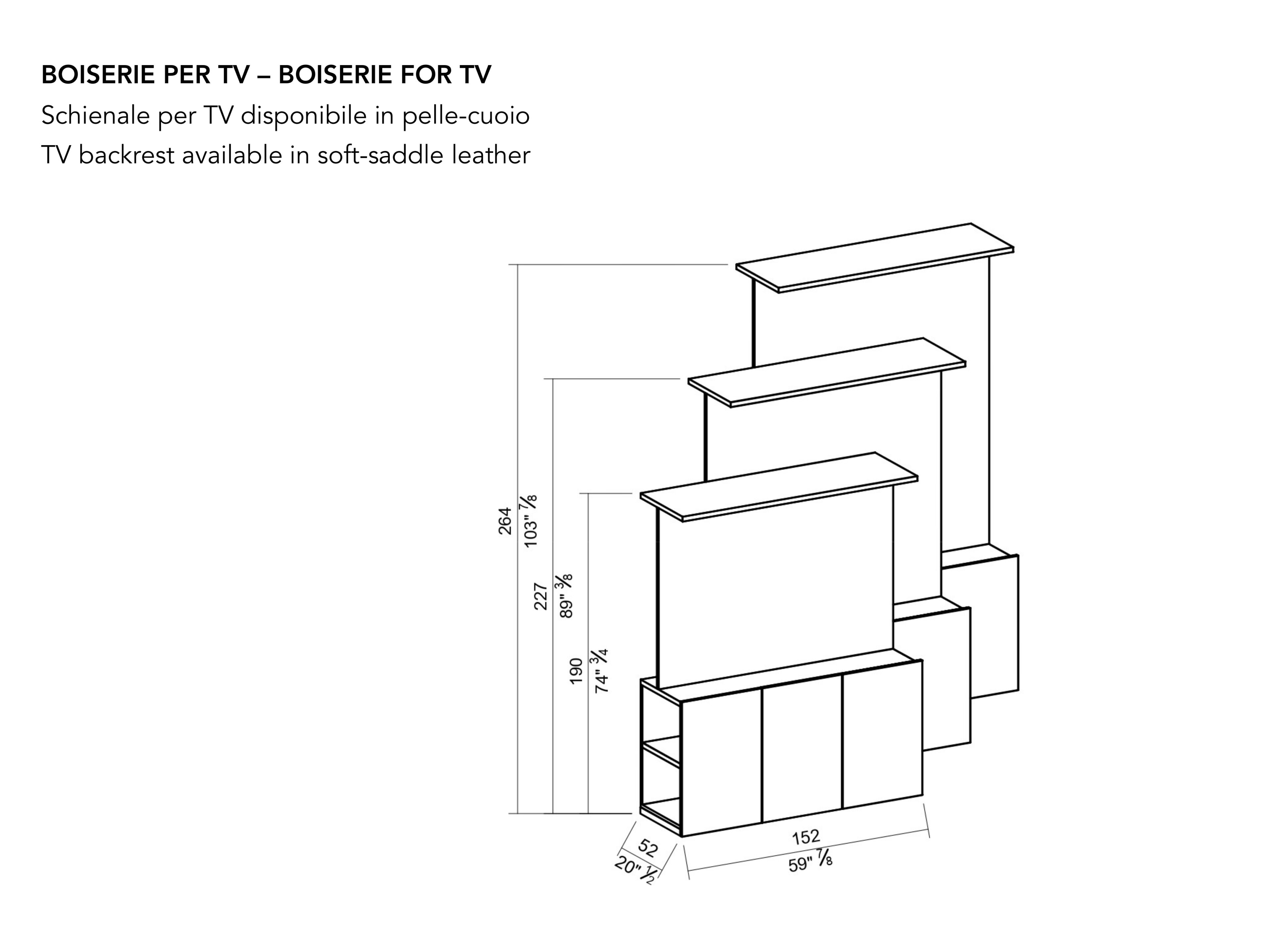 Деревянный модульный дневной офисный книжный шкаф i 4 Mariani MOOD SYSTEM ARCH-00121669 - Вид №8