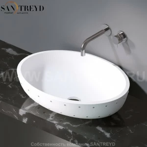 L280.101SW Накладная раковина на столешницу  овальная A. e T. Italia OVAL