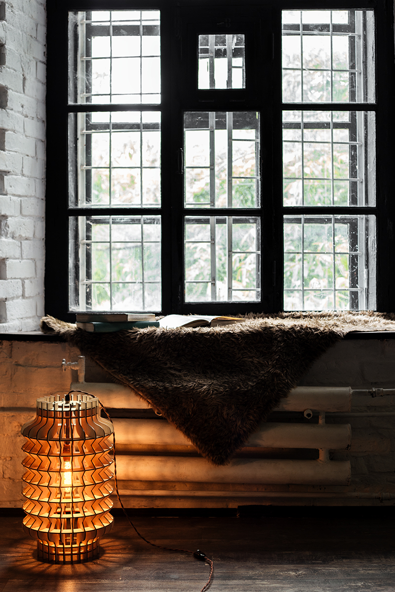 Напольная лампа Китайская Башня S0030 ALBERO НЕОБЫЧНЫЕ 015993 Бежевый  - Вид №1