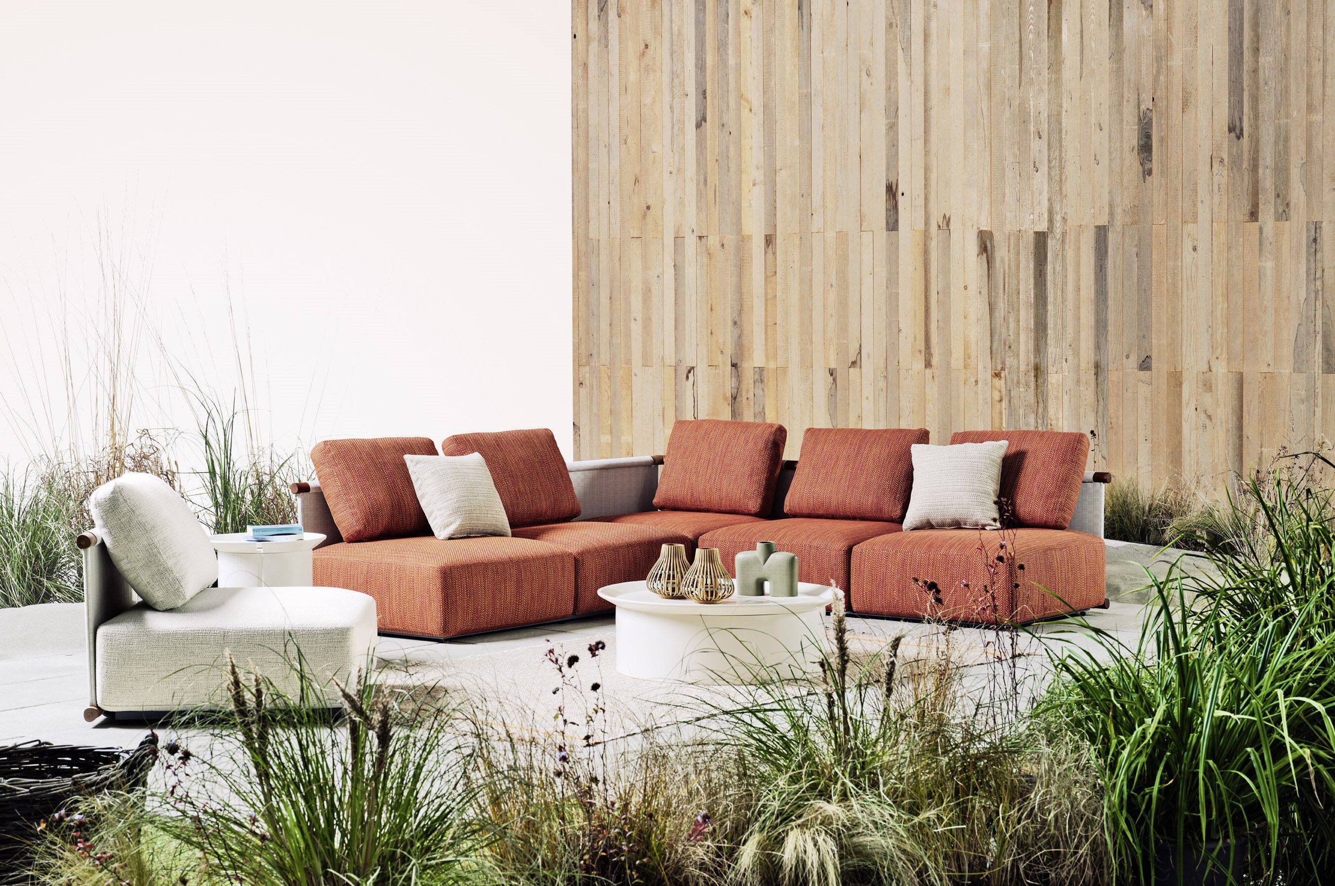 Тканевый модульный садовый диван Gervasoni Gervasoni Outdoor ARCH-00115583 - Вид №11