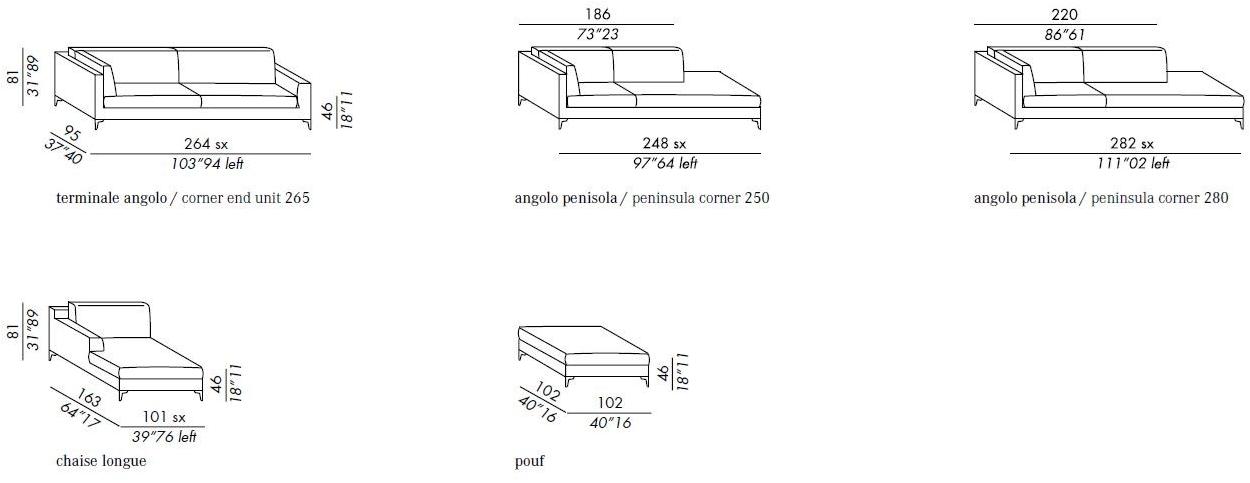 Meridiani Кожаный диван Prince sun-id-1366122 - Вид №2