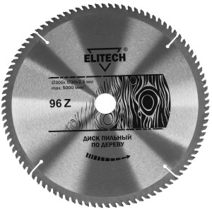 Диск пильный Elitech 1820.054800 5489592