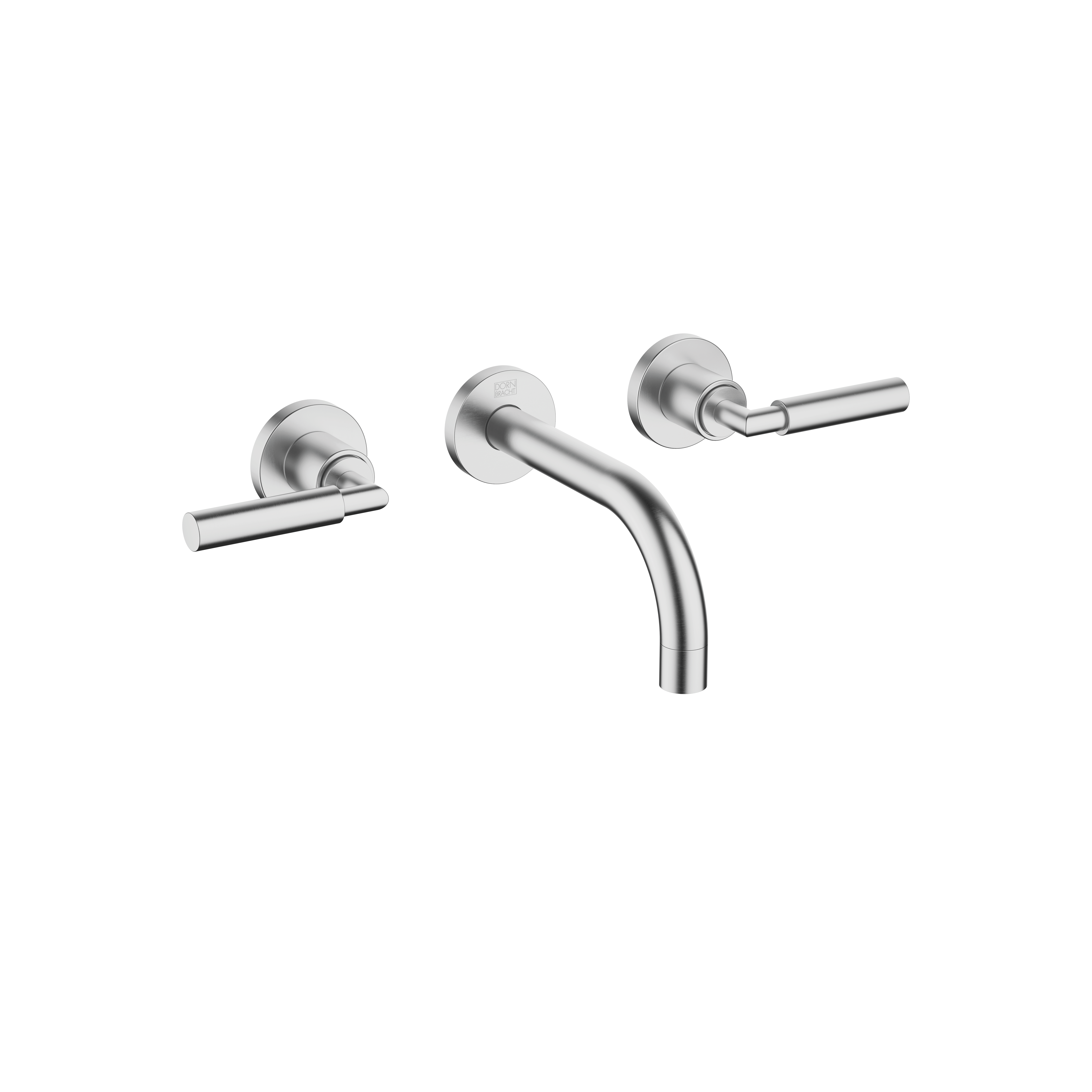 ТАРА Смеситель для раковины настенный без донного клапана - Матовый Хром 36707882-93 DornBracht Tara