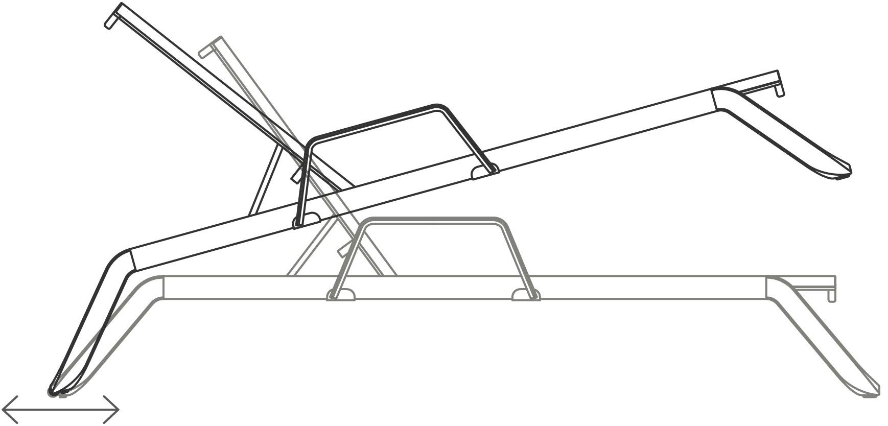 Ezpeleta Шезлонг из алюминия и phifertex® штабелируемый Vila Mu-vla01 - Вид №4