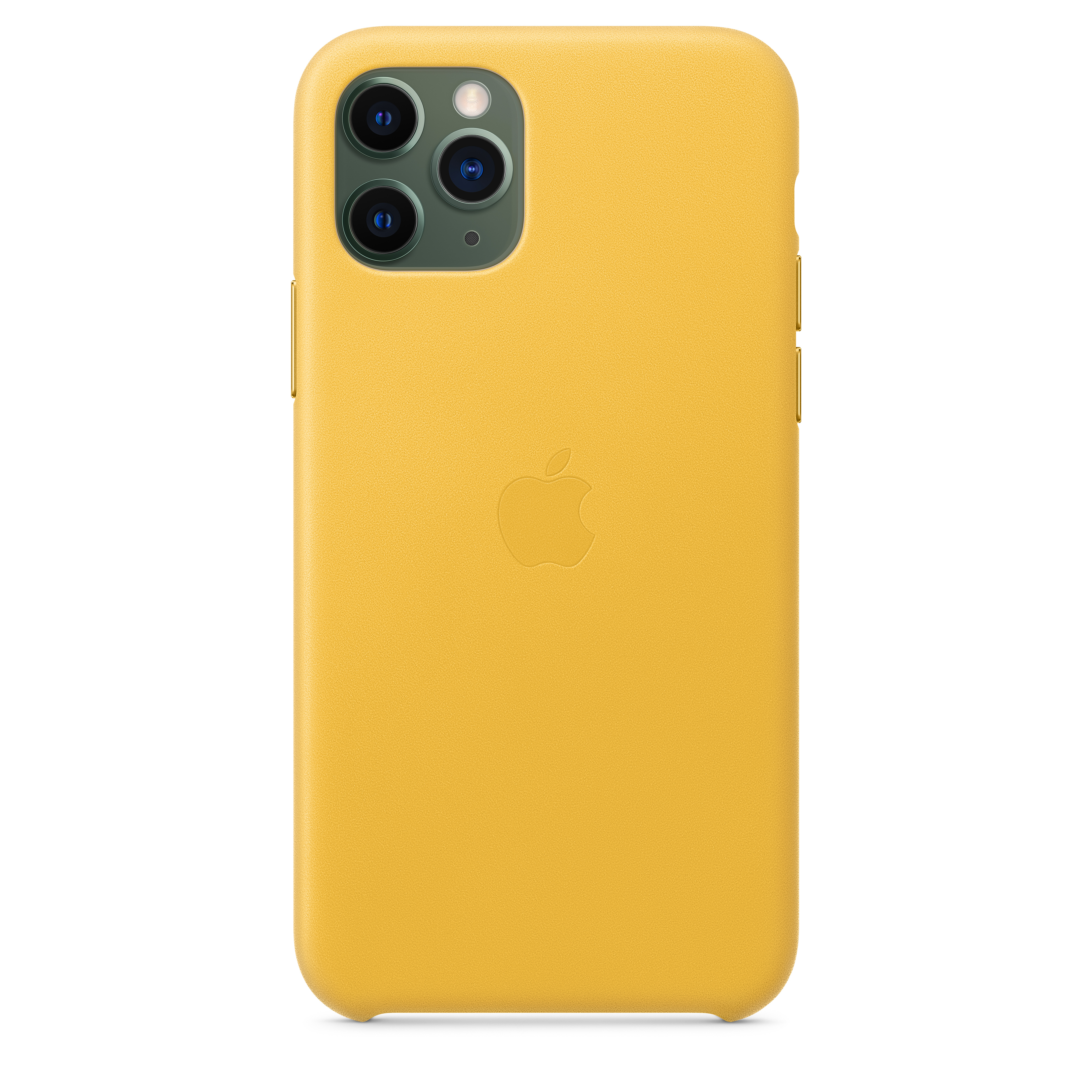 MWYA2ZM/A Iphone 11 pro leather case - meyer lemon Apple Santreyd  - Вид №2