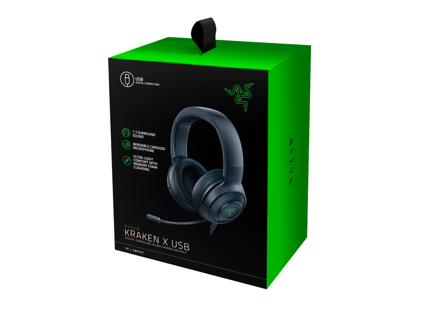 RZ04-02960100-R3M1 kraken x usb – digital surround sound gaming Razer Santreyd  - Вид №5