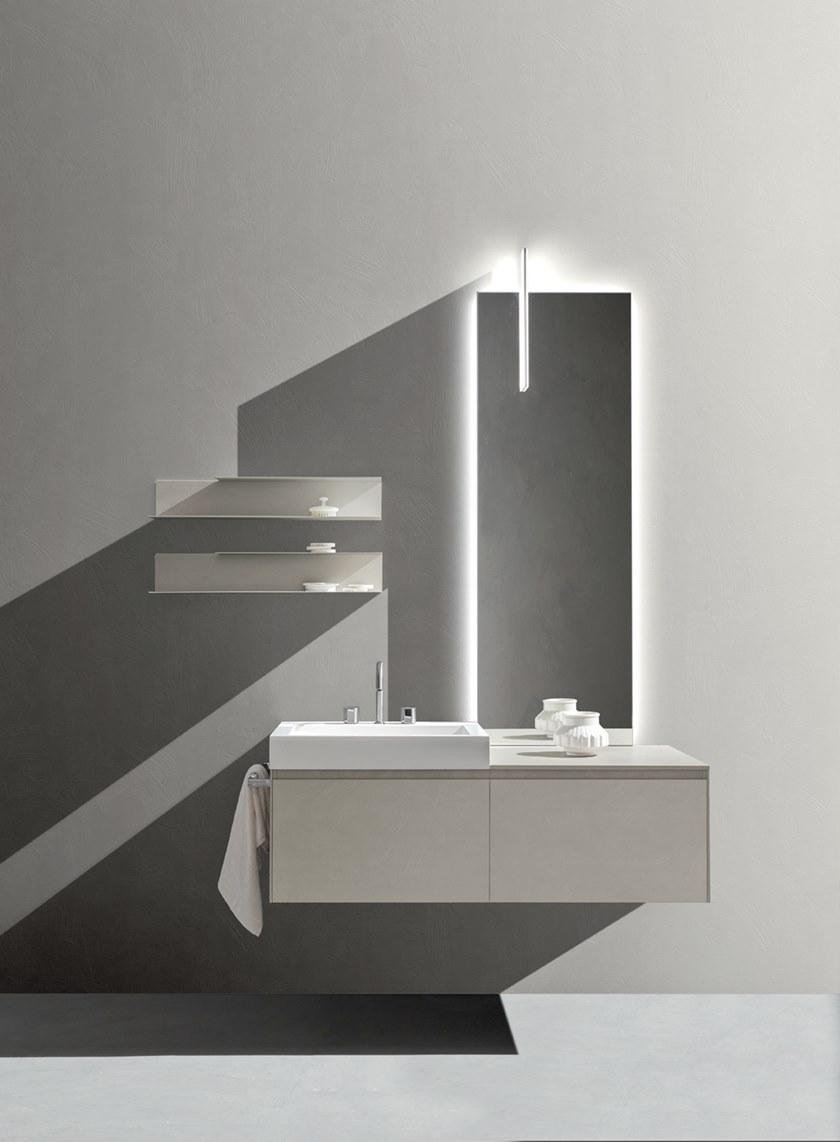 ARBLU Настенная модульная лакированная тумба под умывальник 5.zero sun-id-1380625 - Вид №2