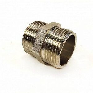 Ниппель    1/2"x3/8'' никель TIEMME