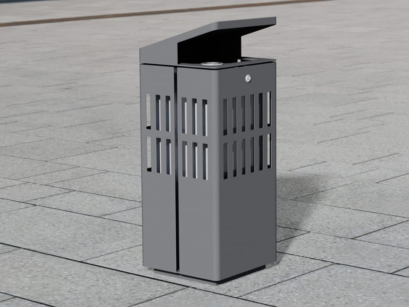 Держатель для мусора из нержавеющей стали с крышкой для наружного использования BENKERT BANKE мусорное ведро ARCH-00043261