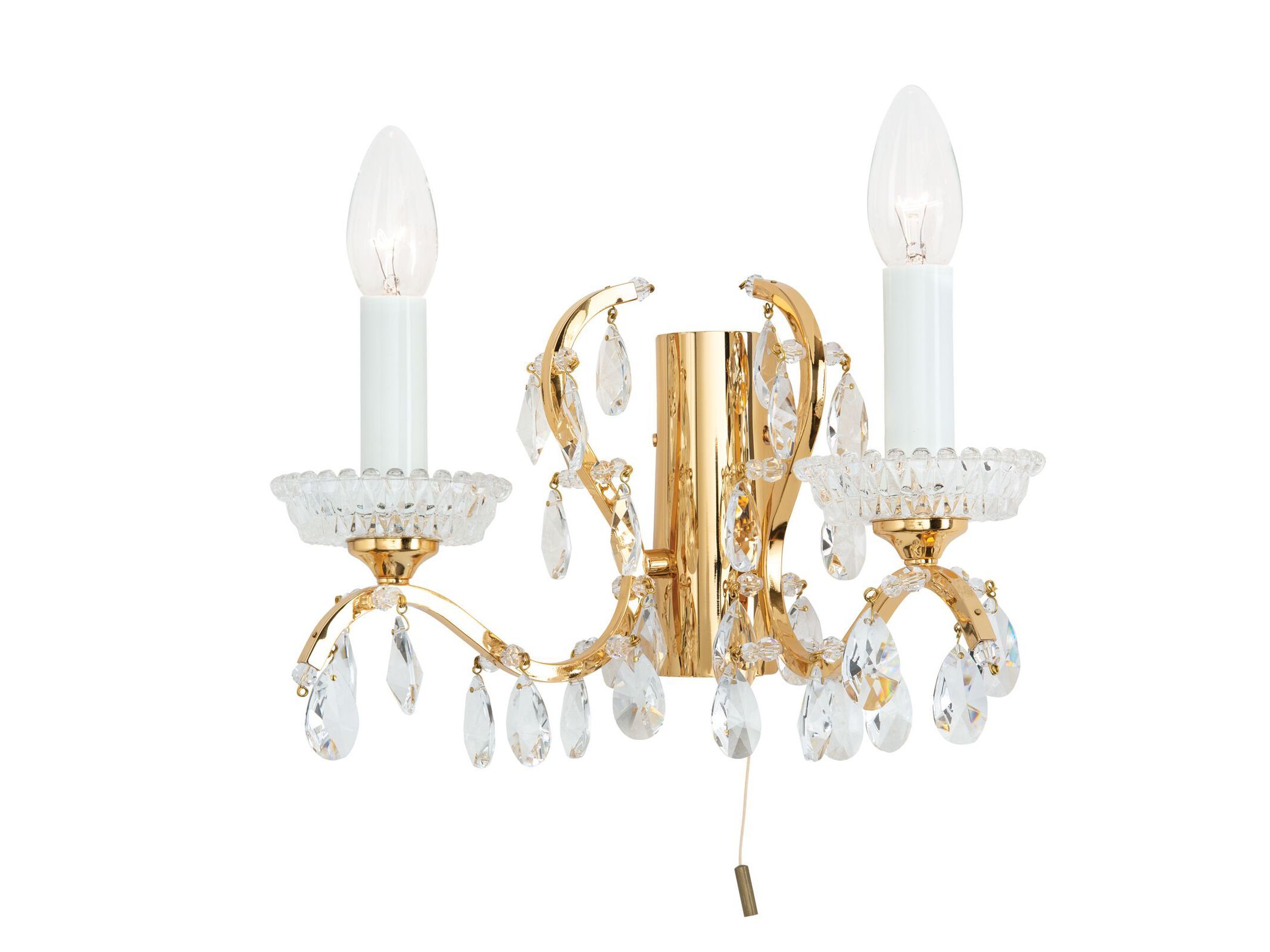 Настенный светильник из латуни с кристаллами Orion Hirohito ARCH-00032942