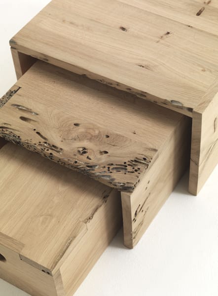 Журнальный столик из дерева briccola Riva 1920 Briccole ARCH-00097819 - Вид №3