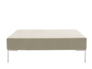 Прямоугольный пуф из ткани