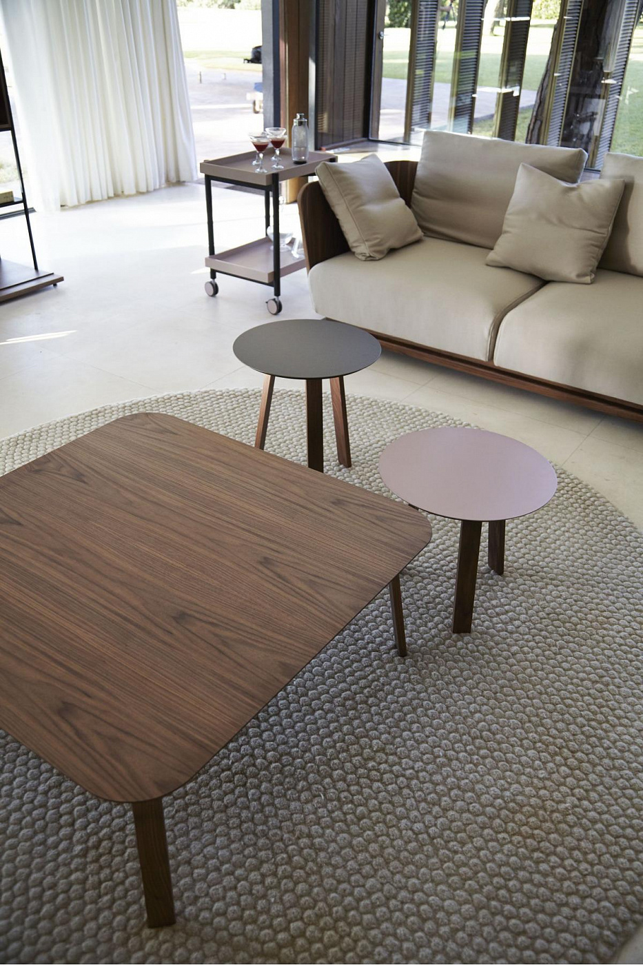 075639 Круглый журнальный столик Punt Mobles Stockholm Santreyd - Вид №7