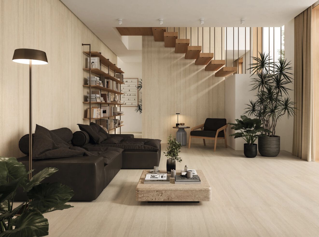 Пол / напольное покрытие из керамогранита с мраморным эффектом Imola THE ROCK ARCH-00062970 - Вид №6