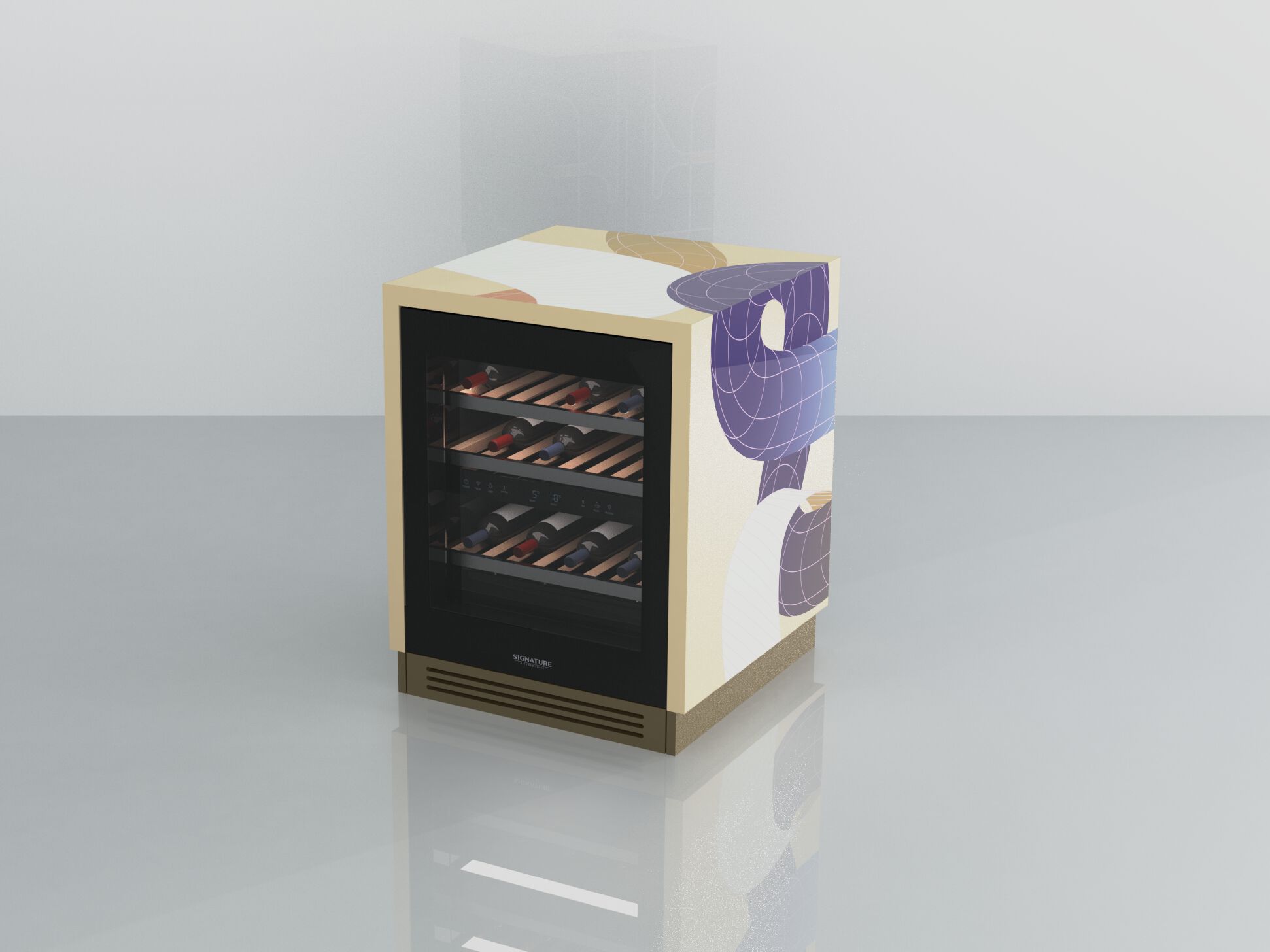 Вино подвал подплан SKS | Signature Kitchen Suite двойной код ARCH-00037487 - Вид №2