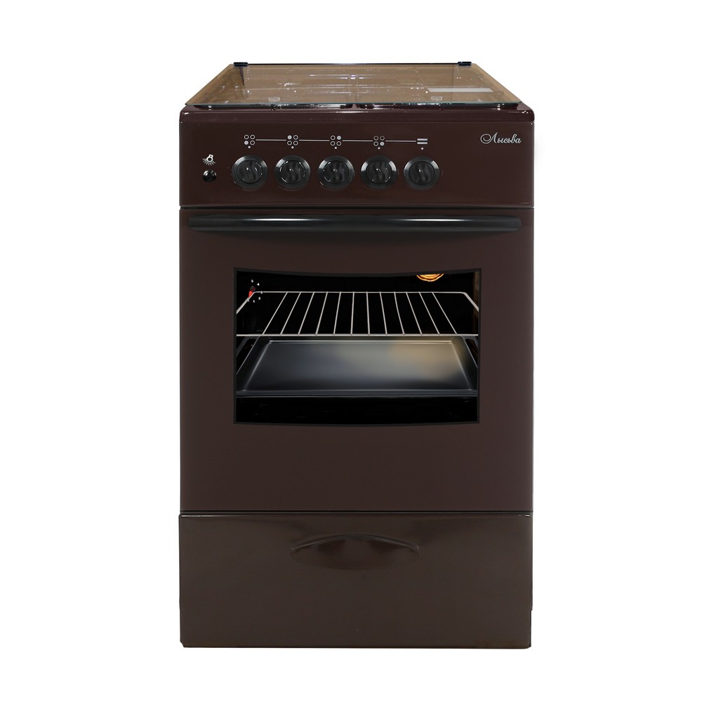 1155442 Газовая плита Лысьва ГП 400 М2С -2у коричневый STDN-0064350