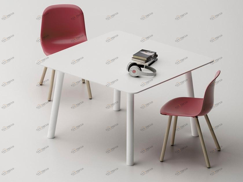 FANTONI Квадратный лакированный стол для совещаний Woods sun-id-1417834