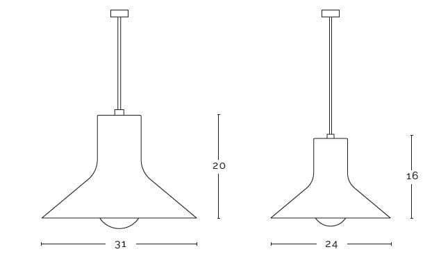 Железный подвесной светильник ZAVA Sister ARCH-00117195 - Вид №3