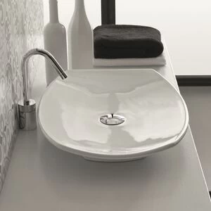 25366 Накладная раковина на столешницу  овальная Ceramica Hidra