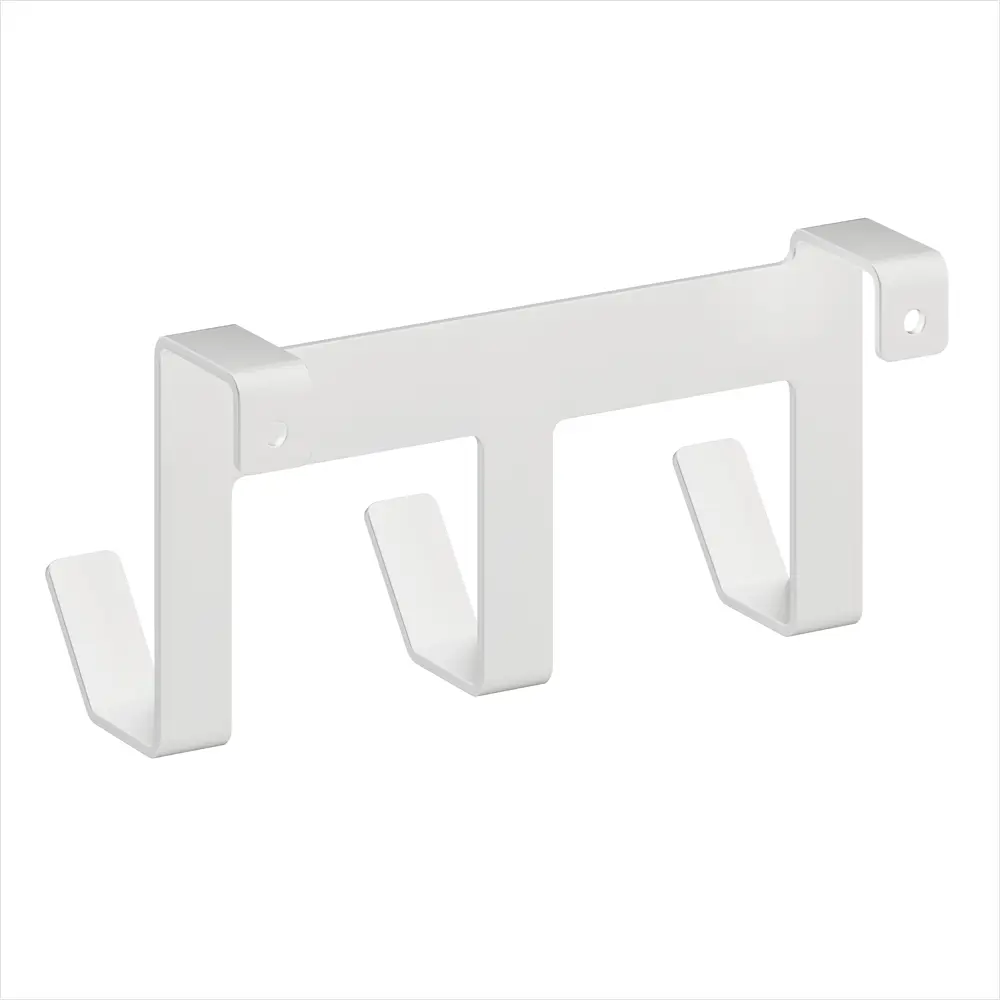 Крючок тройной Delinia 100x51 мм сталь цвет белый STLM-2174706