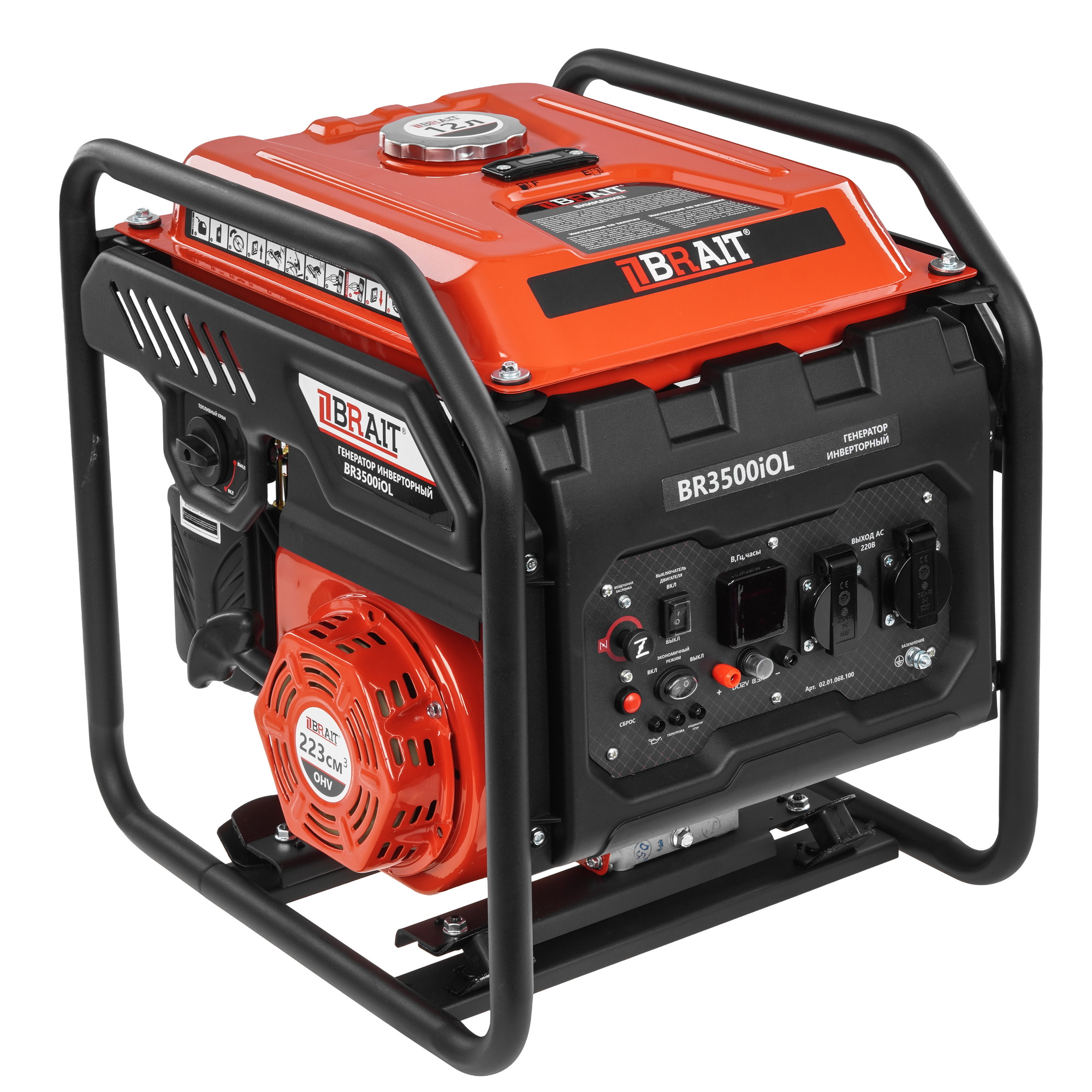 Электрогенератор   бензиновый Brait BR3500iOL 9230917 STDN-0120124