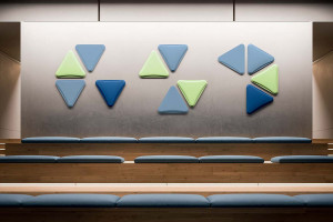 Алюминиевый акустический светодиодный подвесной светильник