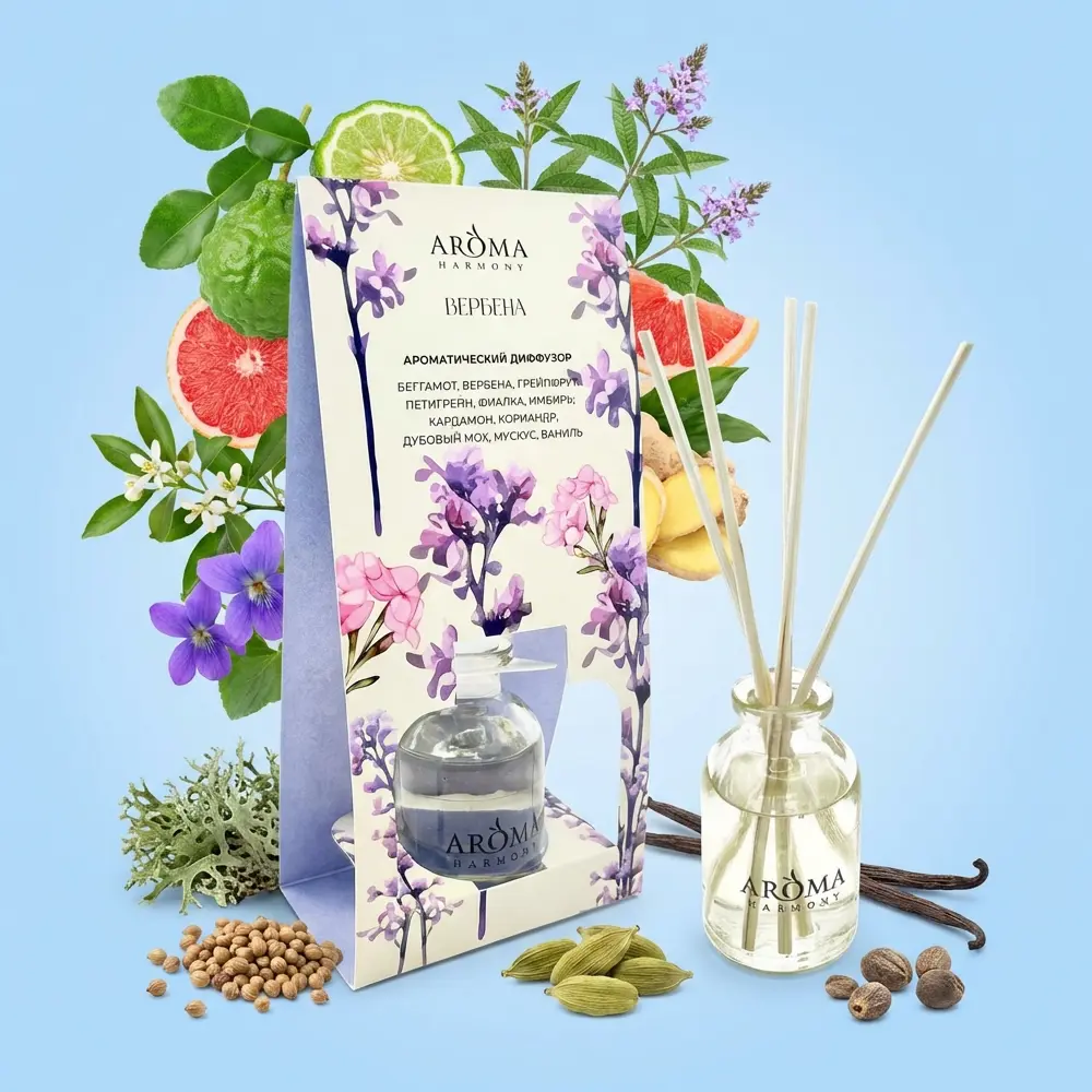 Ароматический диффузор Aroma Harmony Вербена 30 мл STLM-2111294