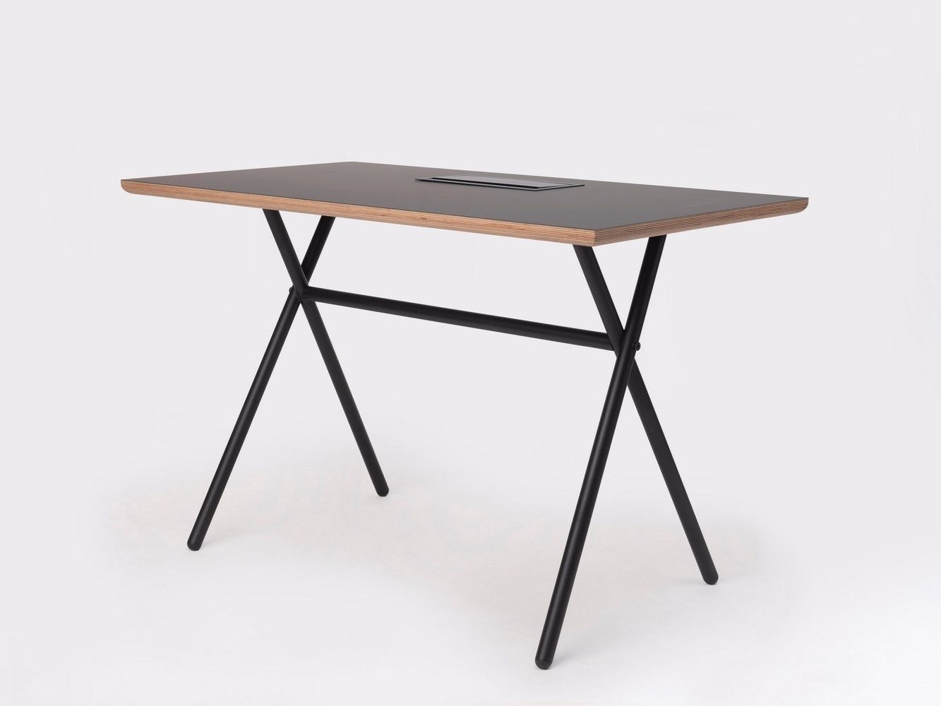 Прямоугольный стол из стали и дерева ONDARRETA Bai ARCH-00096225 - Вид №3