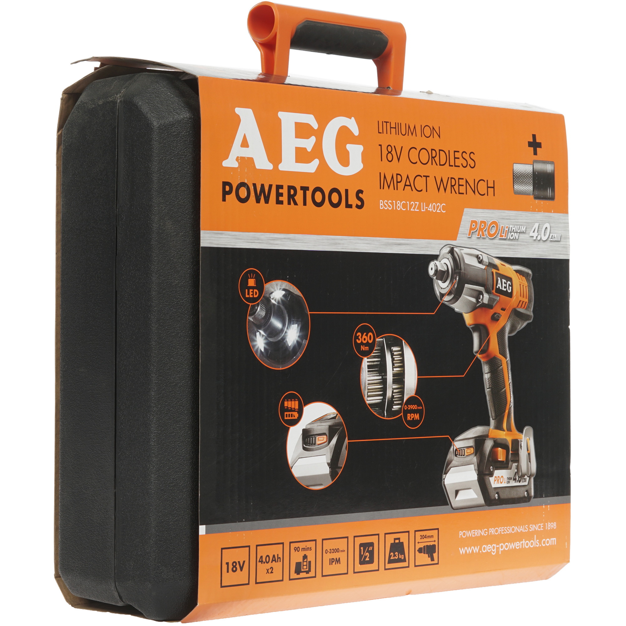 Гайковерт AEG BSS 18C 12Z Li-402C PRO 18V 1084617 STDN-0074972 - Вид №6